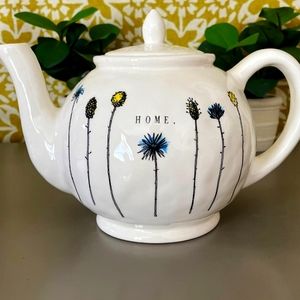 Rae Dunn Tea Pot "Home"